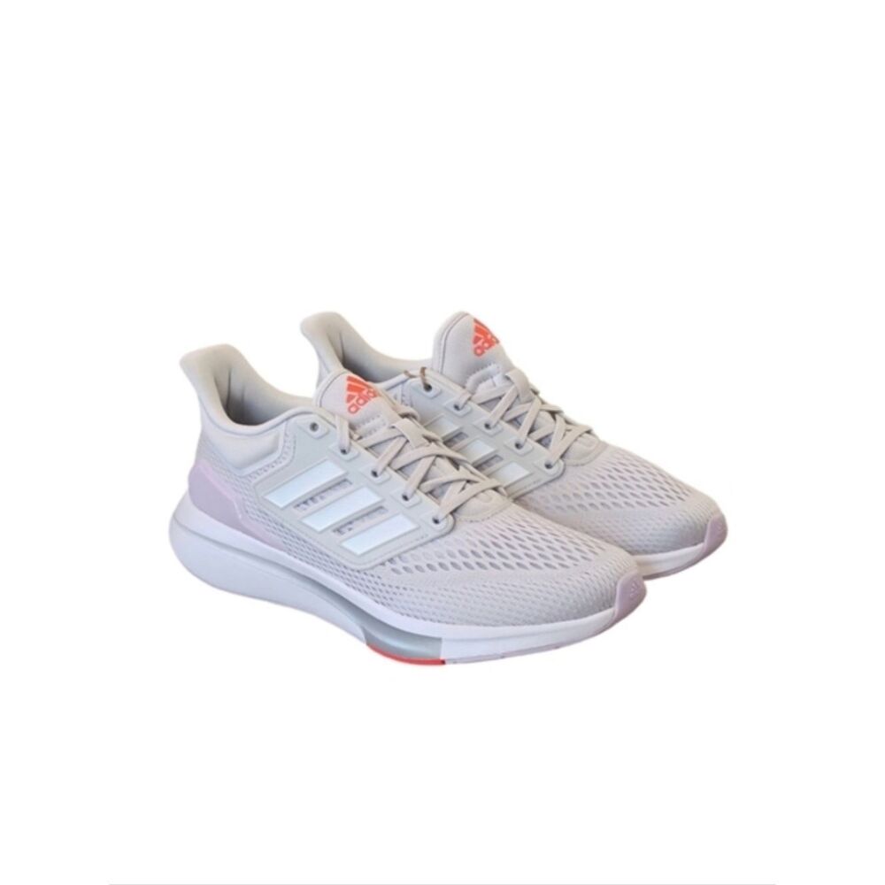 adidas Women's EQ21 RunDash Grey Purple Tint Running Sneakers Size 8.5
